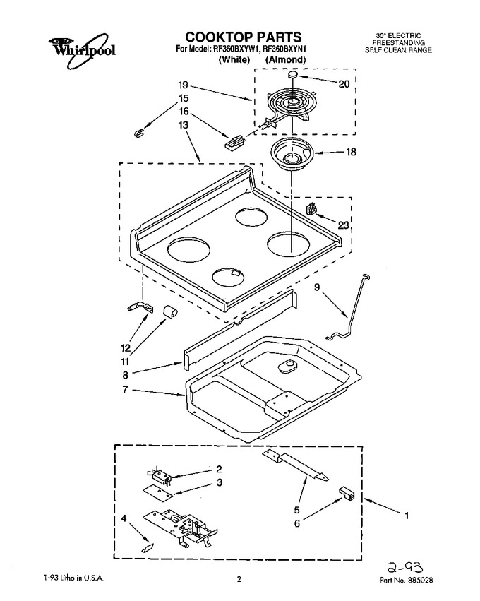 Diagram for RF360BXYW1