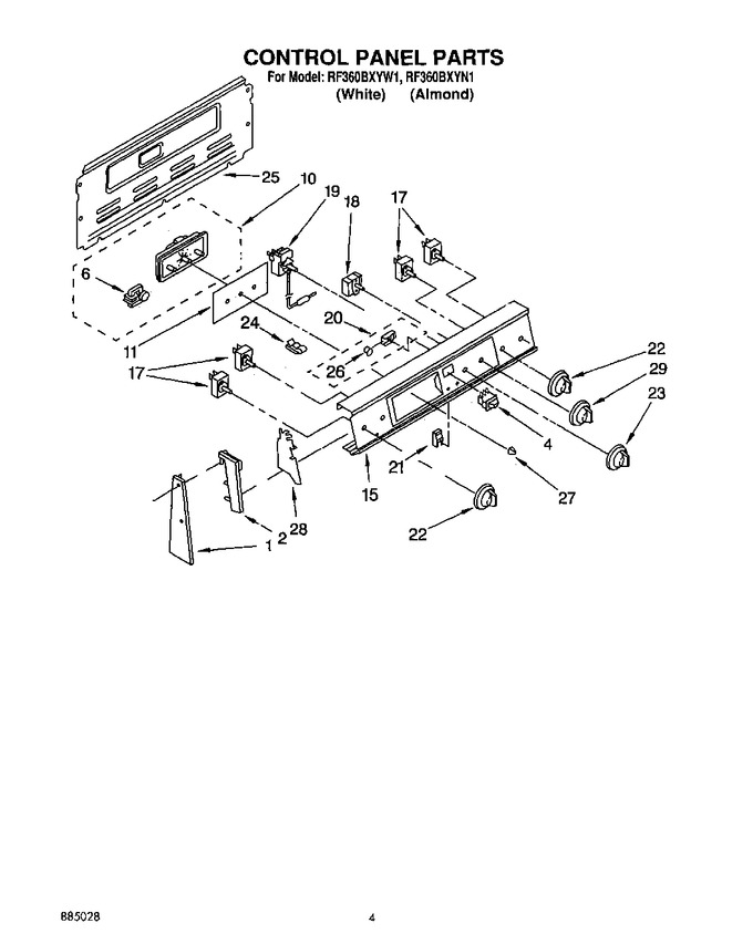 Diagram for RF360BXYW1