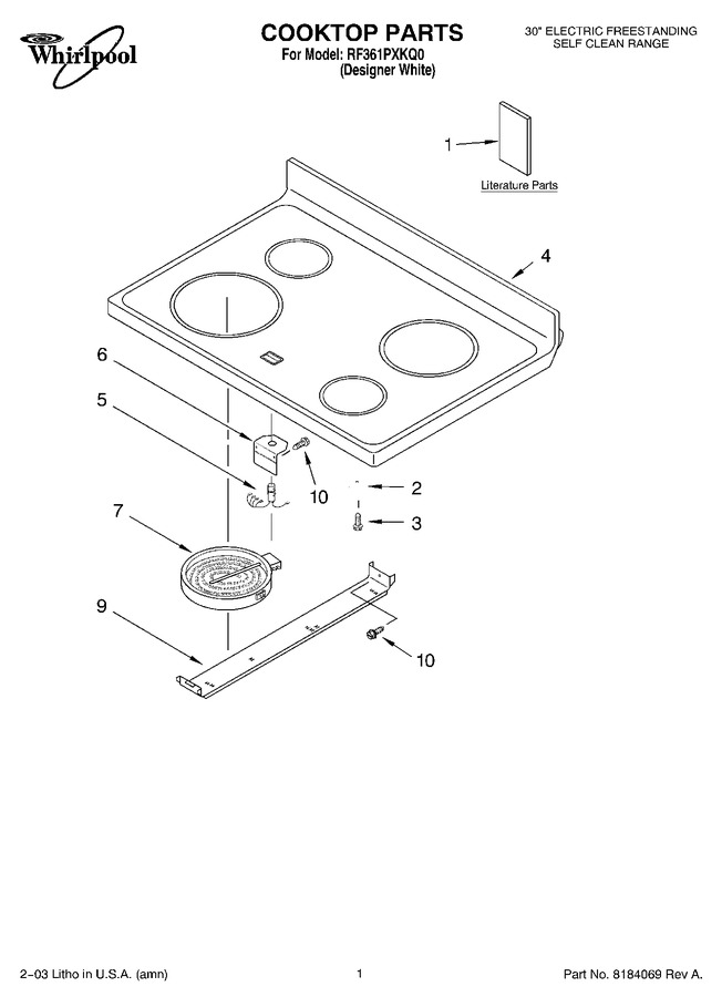 Diagram for RF361PXKQ0