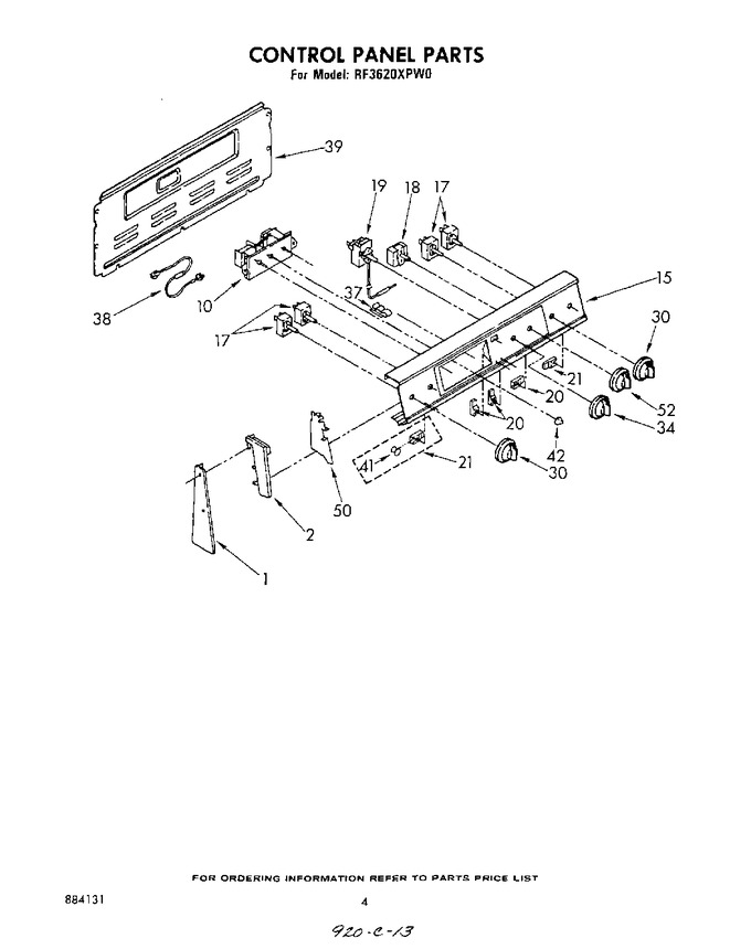 Diagram for RF3620XPW0