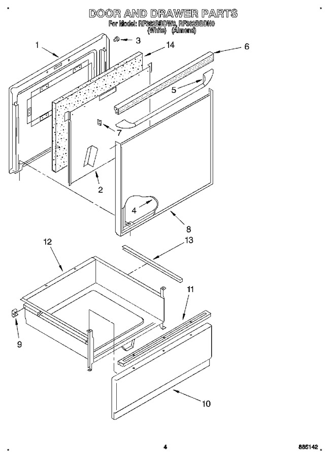 Diagram for RF362BBDN0