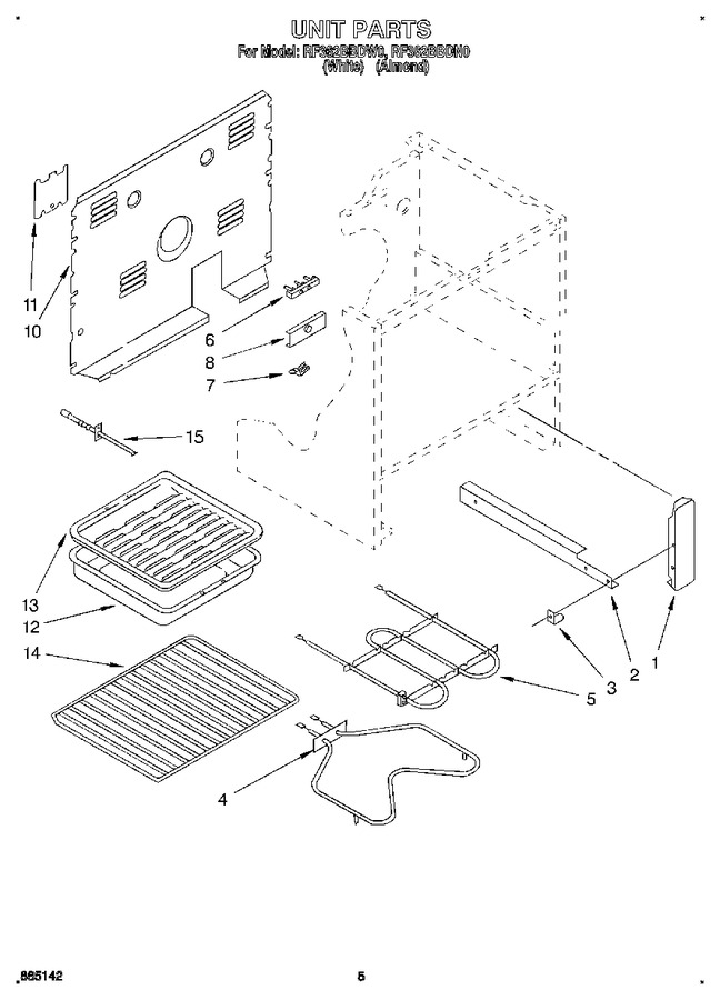 Diagram for RF362BBDN0