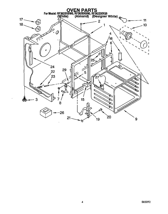 Diagram for RF362BXBW0