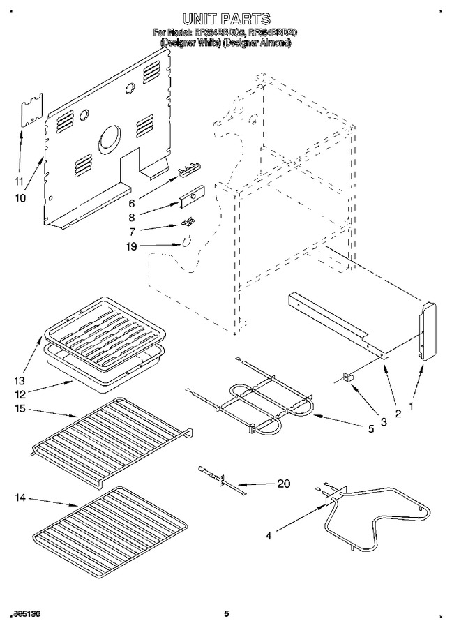 Diagram for RF364BBDQ0