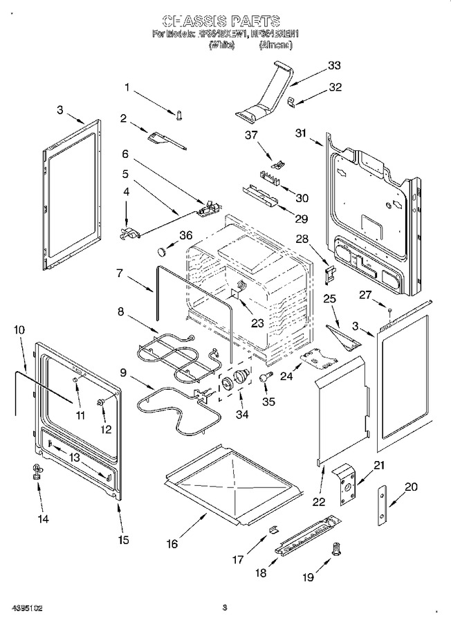 Diagram for RF364BXEW1