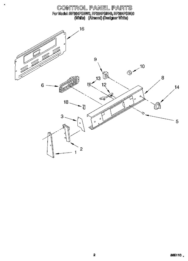 Diagram for RF364PSBQ0