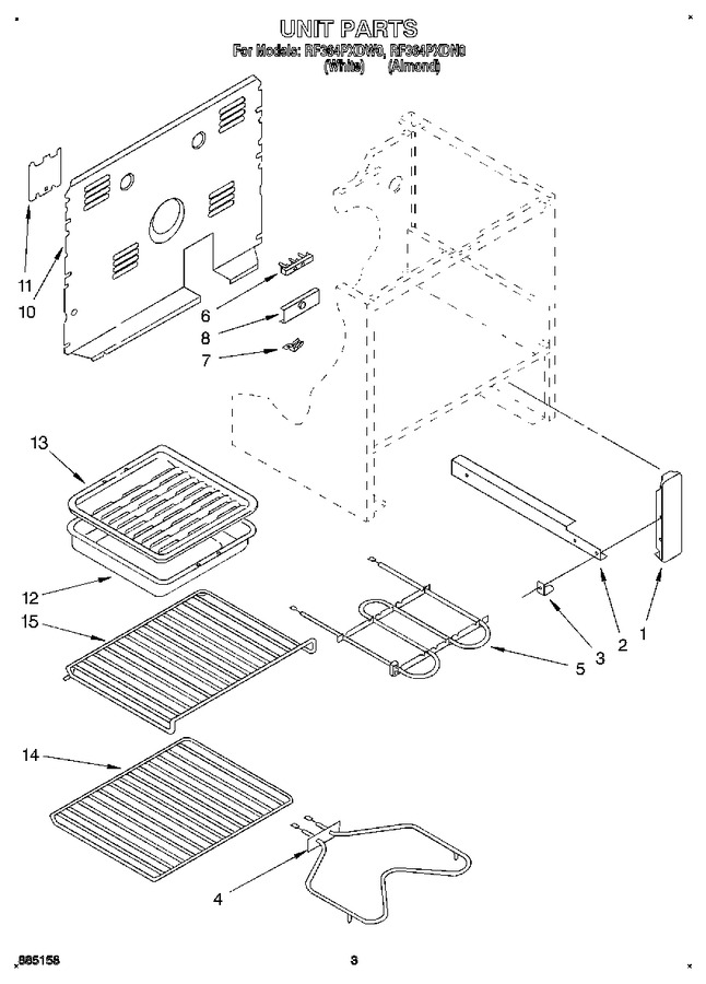 Diagram for RF364PXDN0