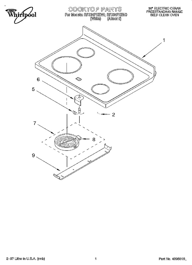 Diagram for RF364PXEW0