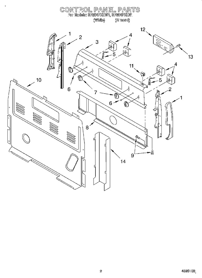 Diagram for RF364PXEN1