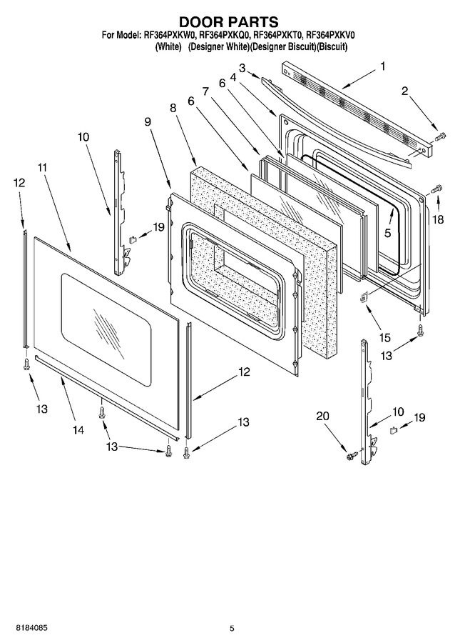 Diagram for RF364PXKW0