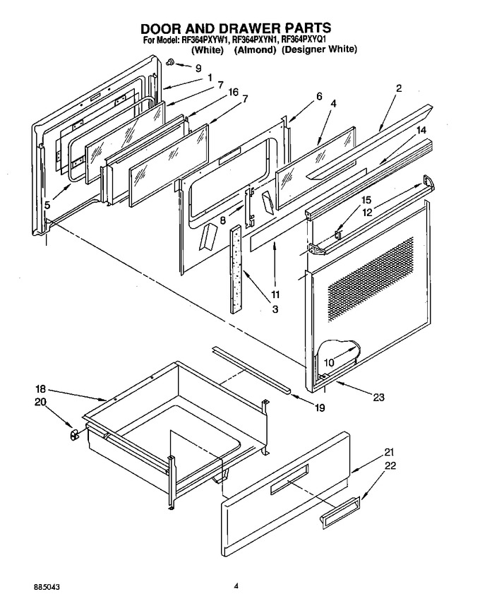 Diagram for RF364PXYQ1