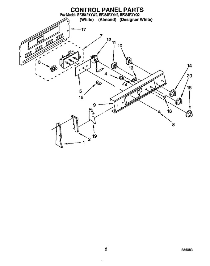 Diagram for RF364PXYW2