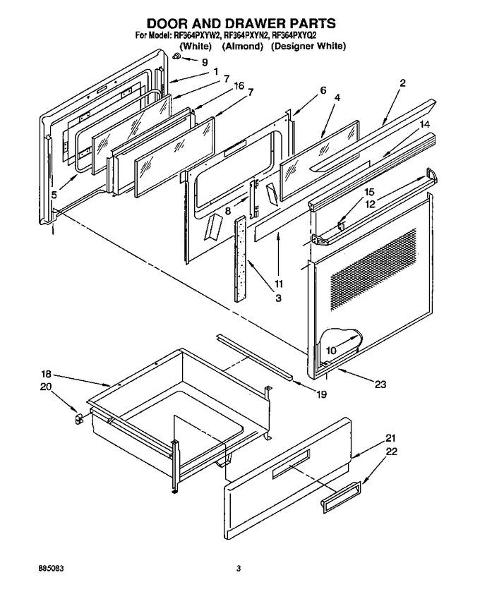 Diagram for RF364PXYW2