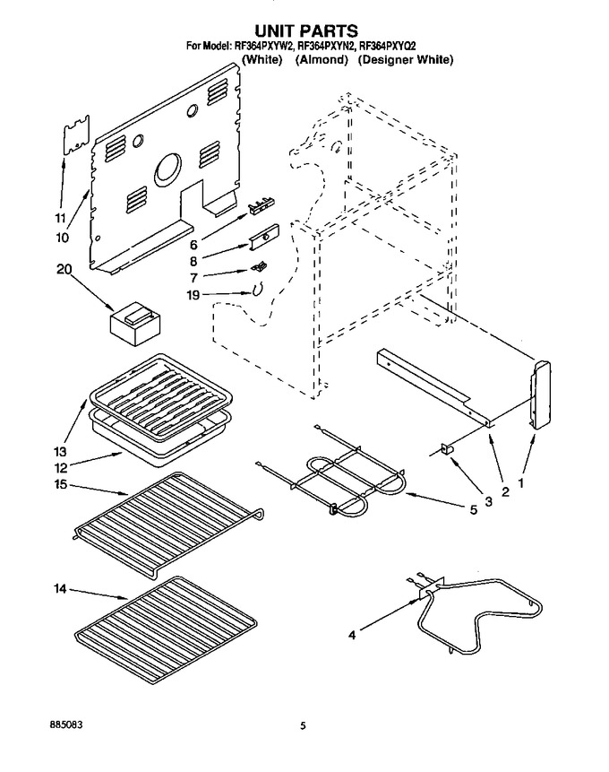 Diagram for RF364PXYW2