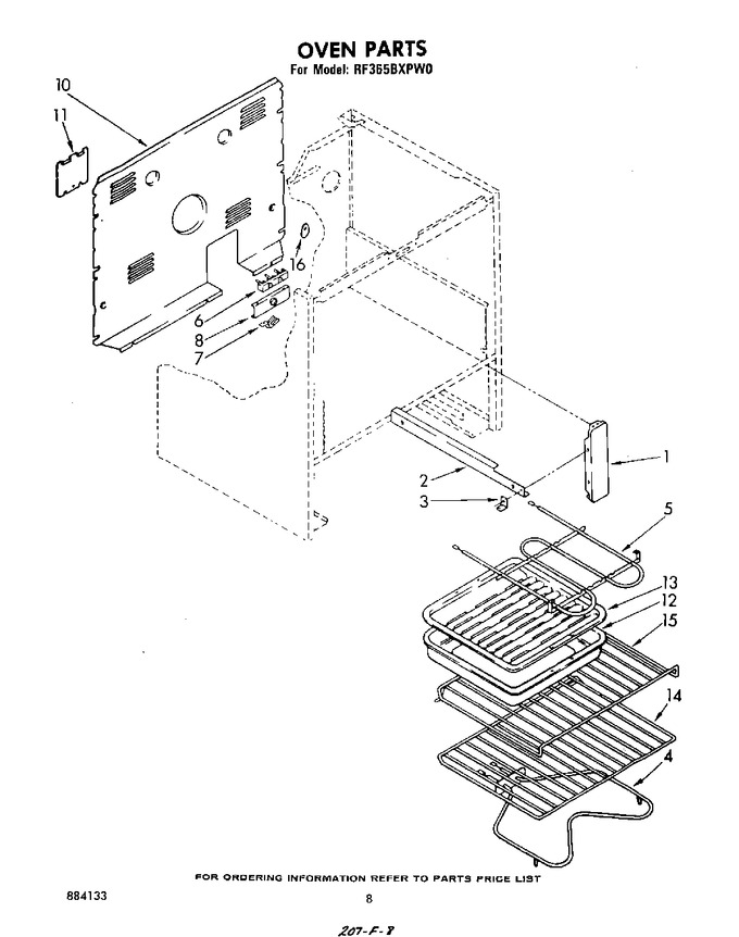 Diagram for RF365BXPW0