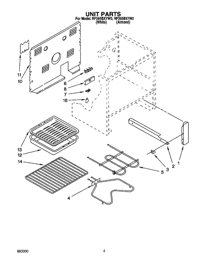 Diagram for RF365BXYN0