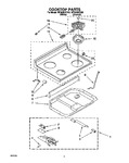 Diagram for 02 - Cooktop, Lit/optional