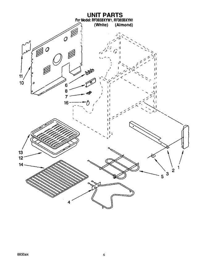 Diagram for RF365BXYN1