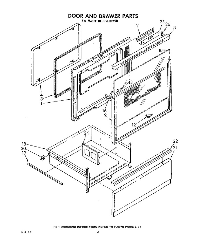 Diagram for RF365EXPW0