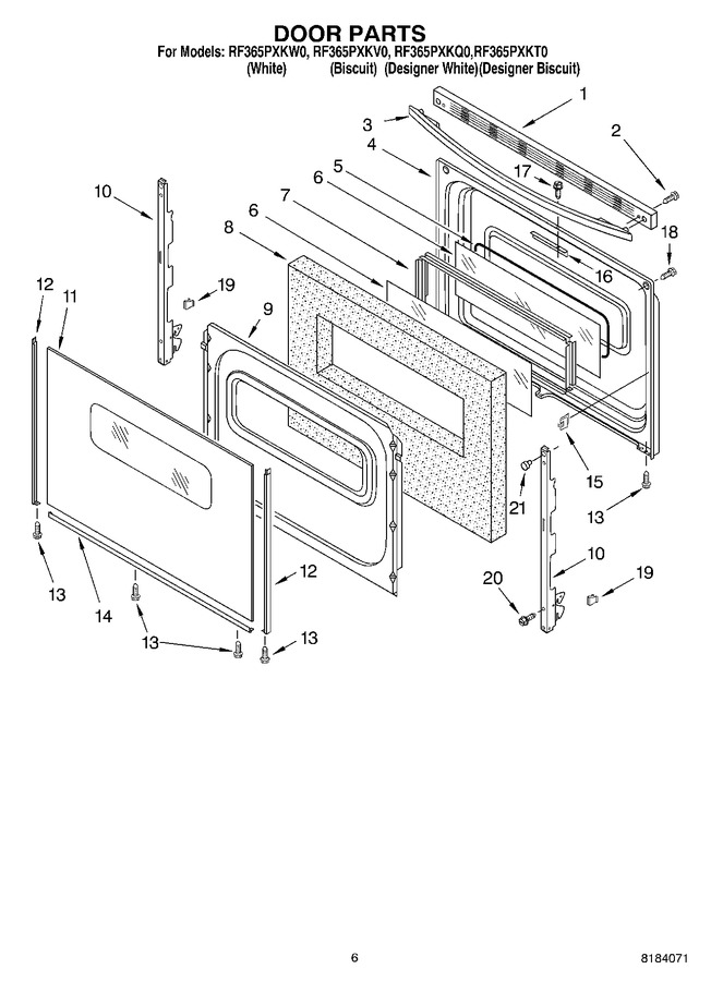 Diagram for RF365PXKV0