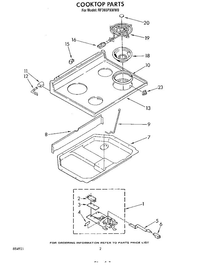 Diagram for RF365PXWN0