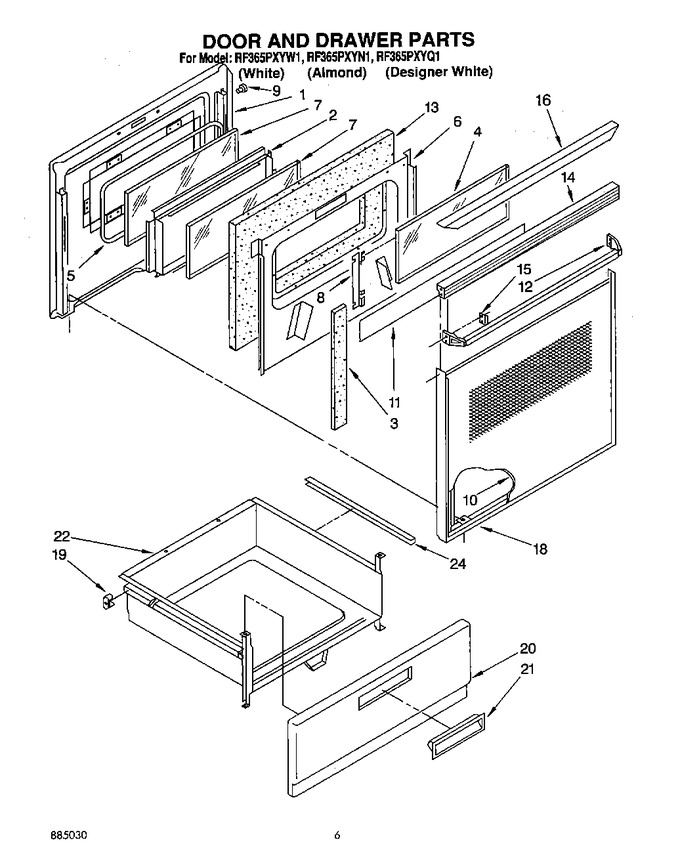 Diagram for RF365PXYW1