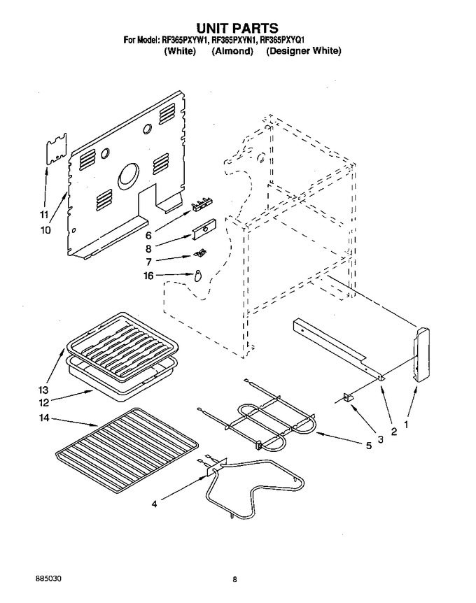 Diagram for RF365PXYW1