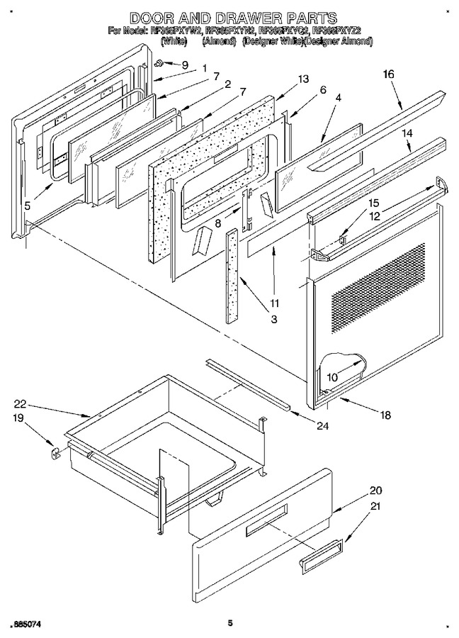 Diagram for RF365PXYW2