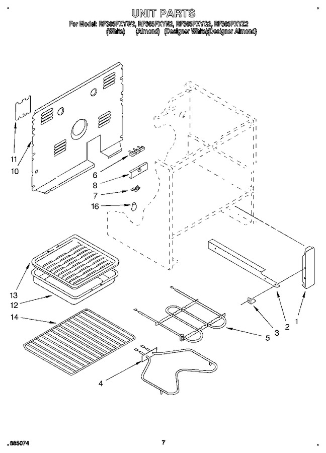 Diagram for RF365PXYN2