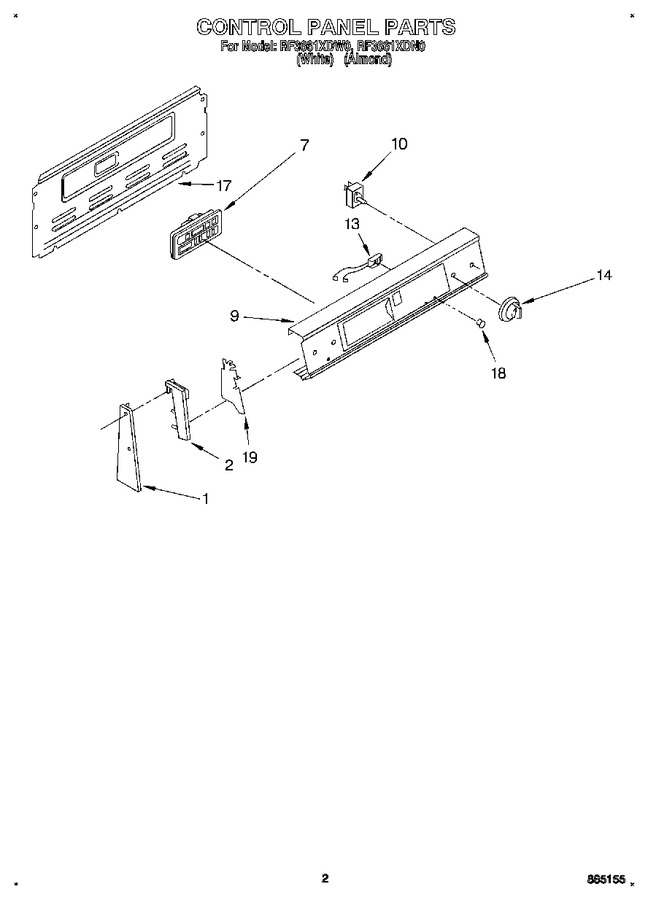 Diagram for RF3661XDN0