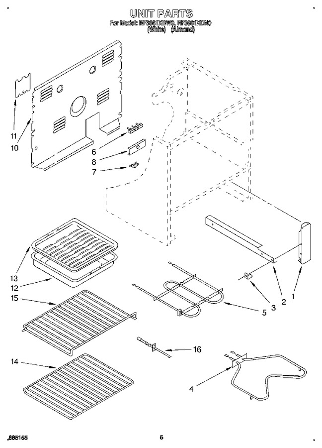 Diagram for RF3661XDN0