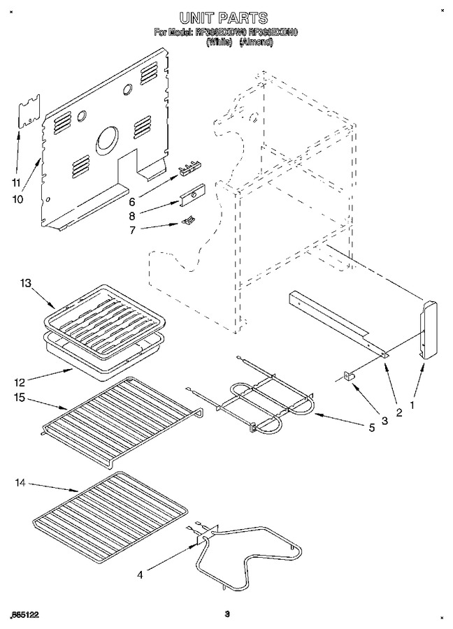 Diagram for RF366BXDW0