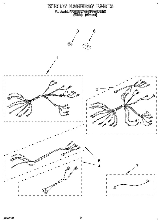 Diagram for RF366BXDW0