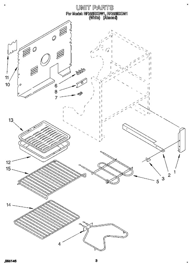 Diagram for RF366BXDN1