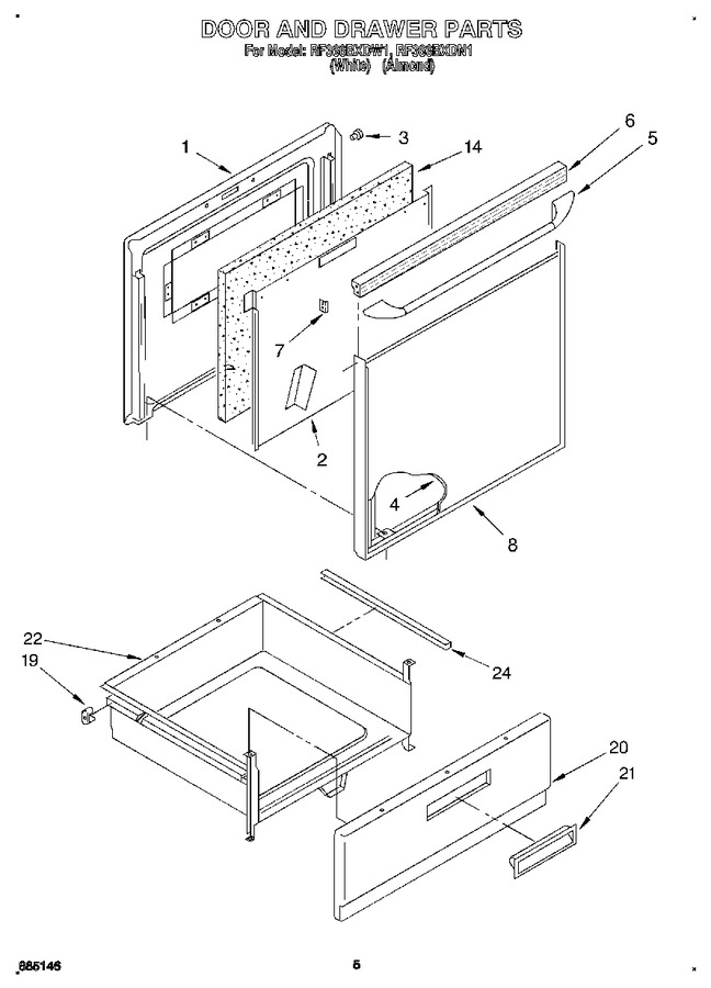 Diagram for RF366BXDW1