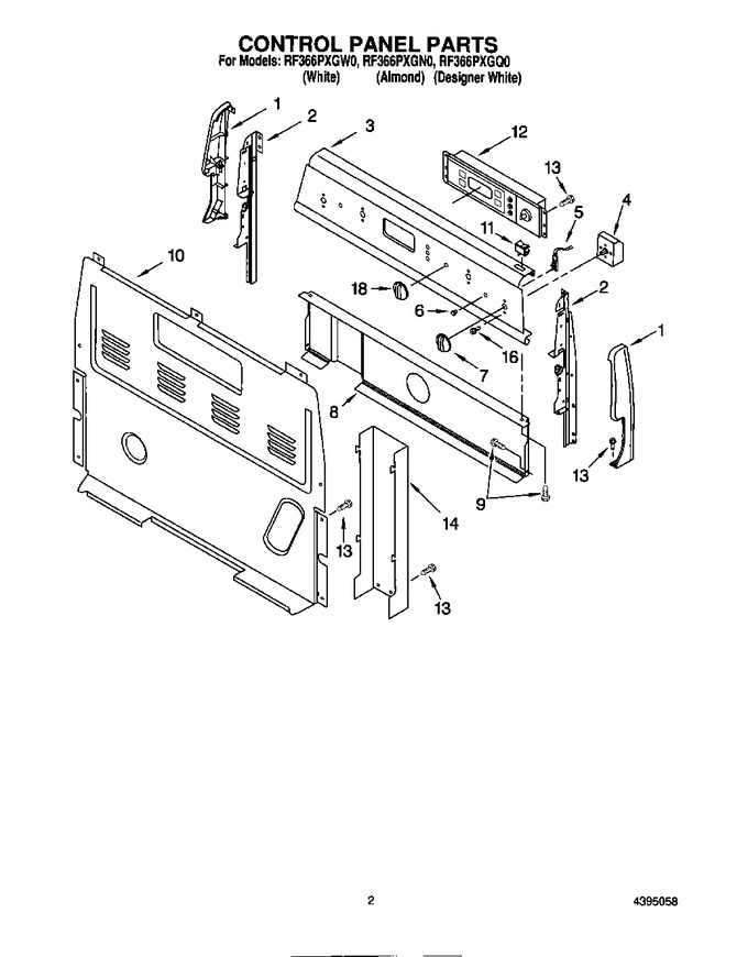 Diagram for RF366PXGW0