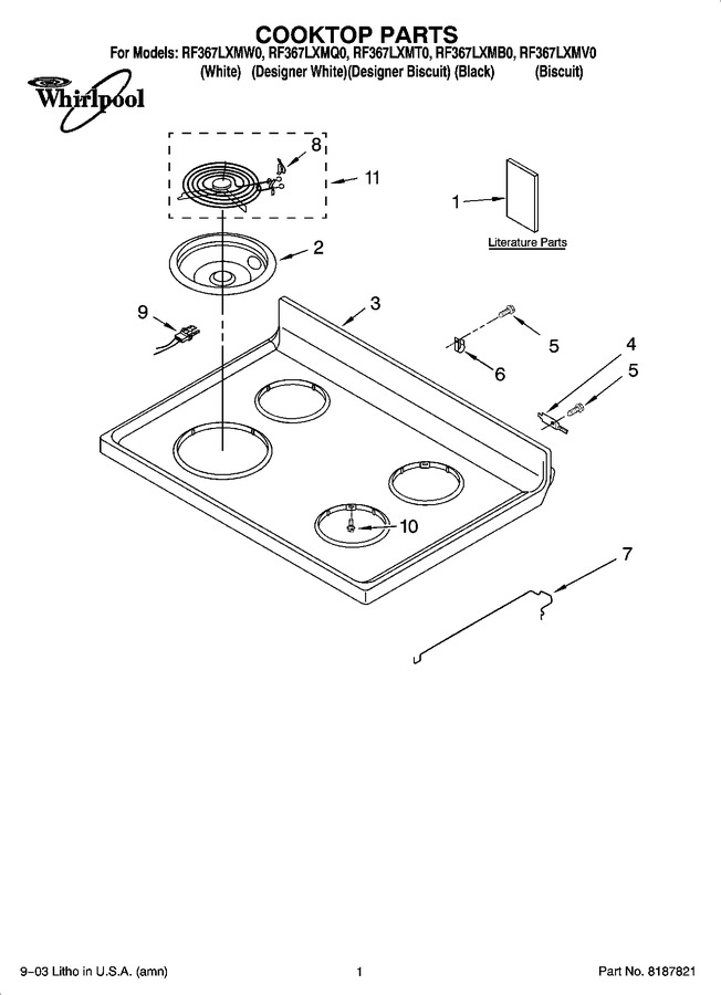 Diagram for RF367LXMW0