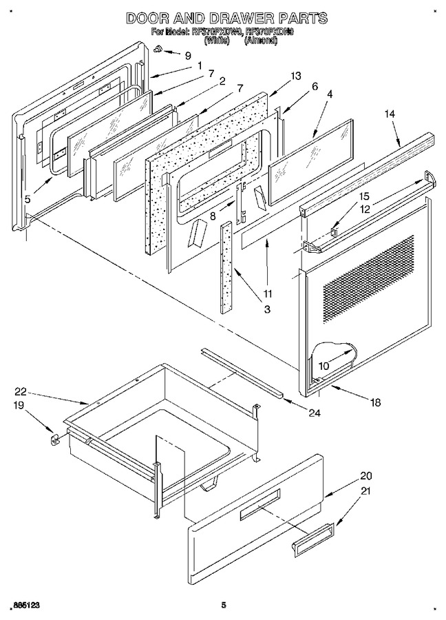 Diagram for RF370PXDN0