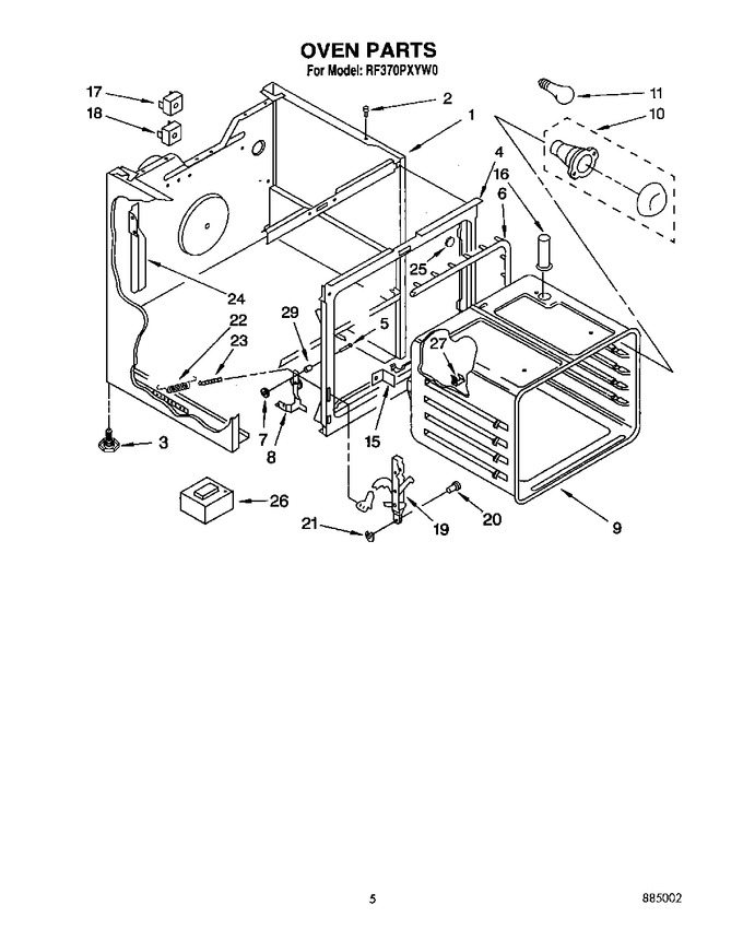 Diagram for RF370PXYW0