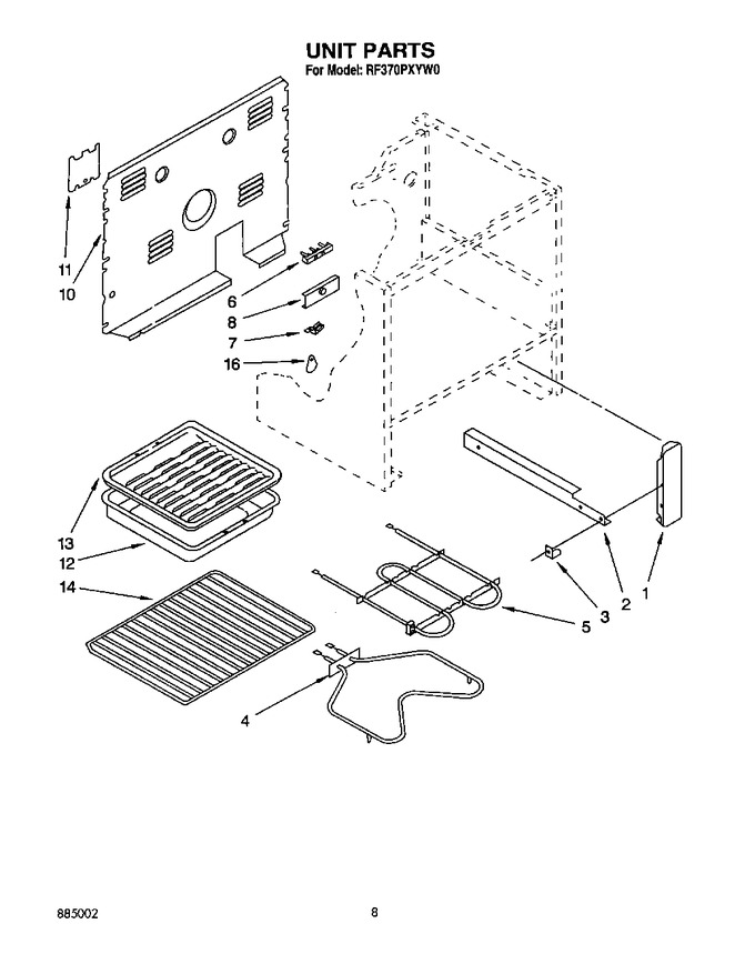 Diagram for RF370PXYW0