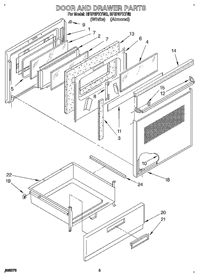 Diagram for RF370PXYW2