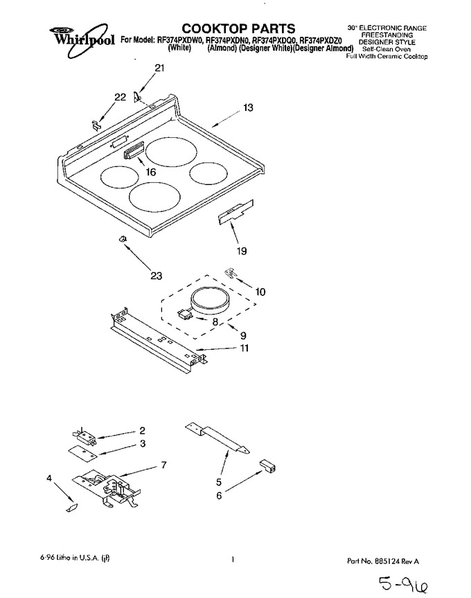 Diagram for RF374PXDN0