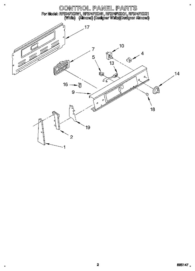 Diagram for RF374PXDZ1