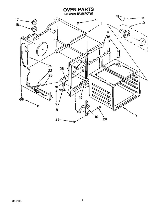 Diagram for RF375PCYW0