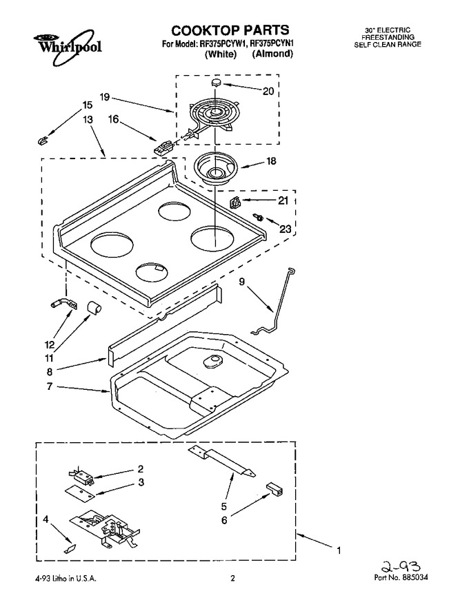 Diagram for RF375PCYN1