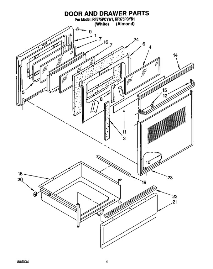 Diagram for RF375PCYW1