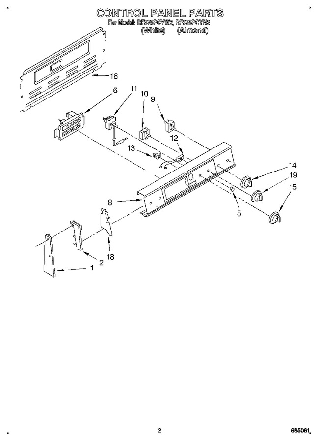 Diagram for RF375PCYW2