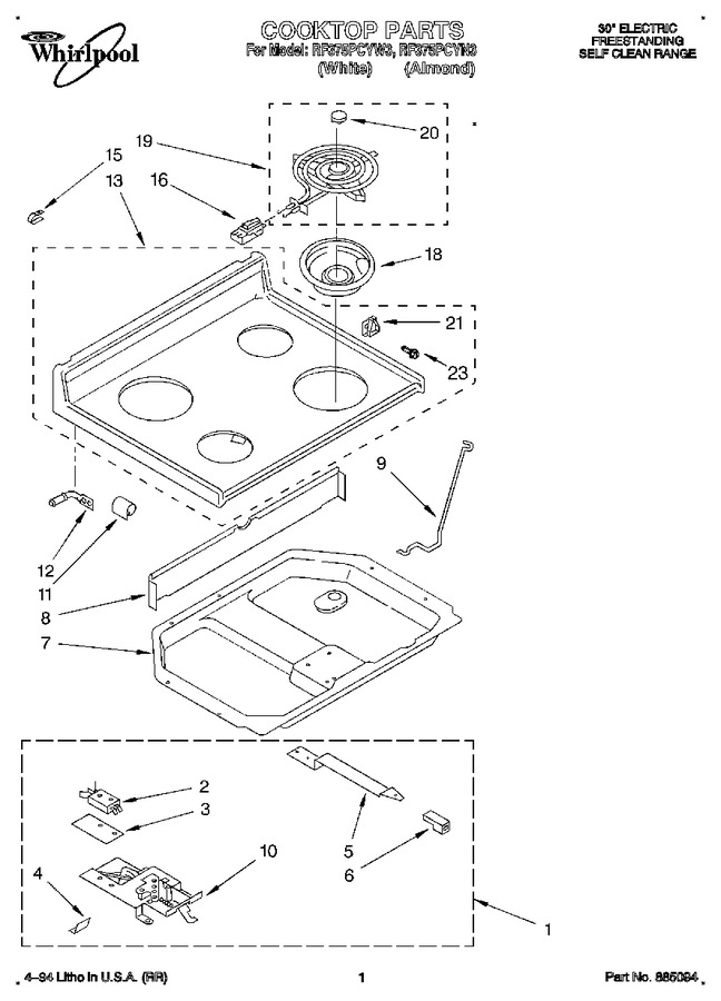 Diagram for RF375PCYN3