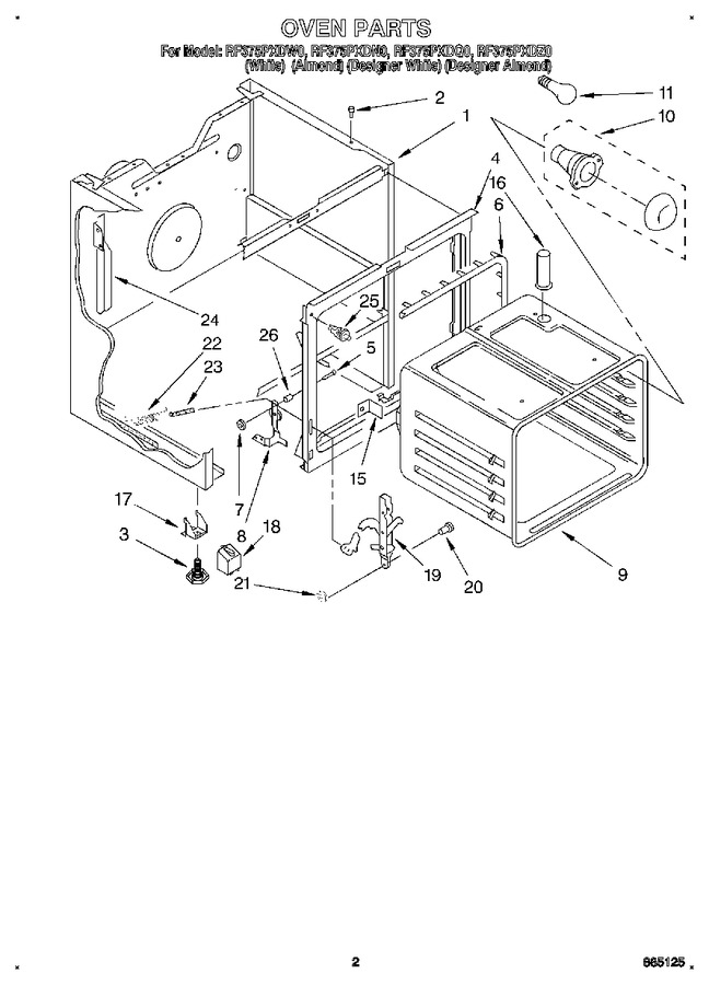 Diagram for RF375PXDZ0