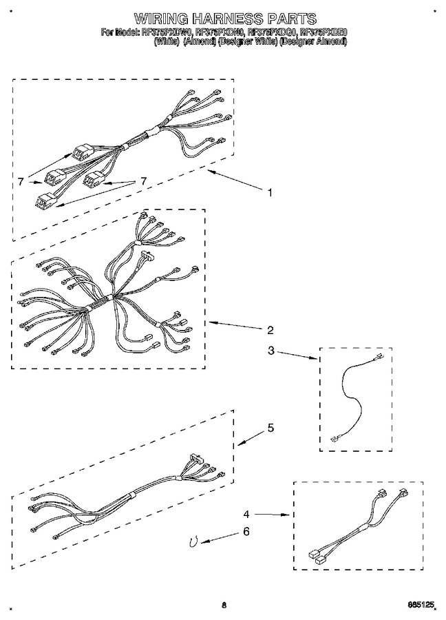 Diagram for RF375PXDN0